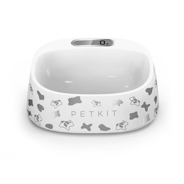 Dog food digital feeding bowl