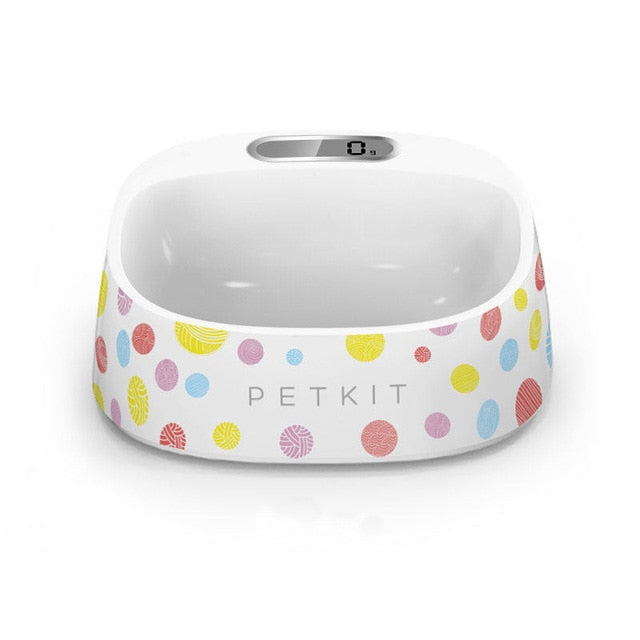 Dog food digital feeding bowl