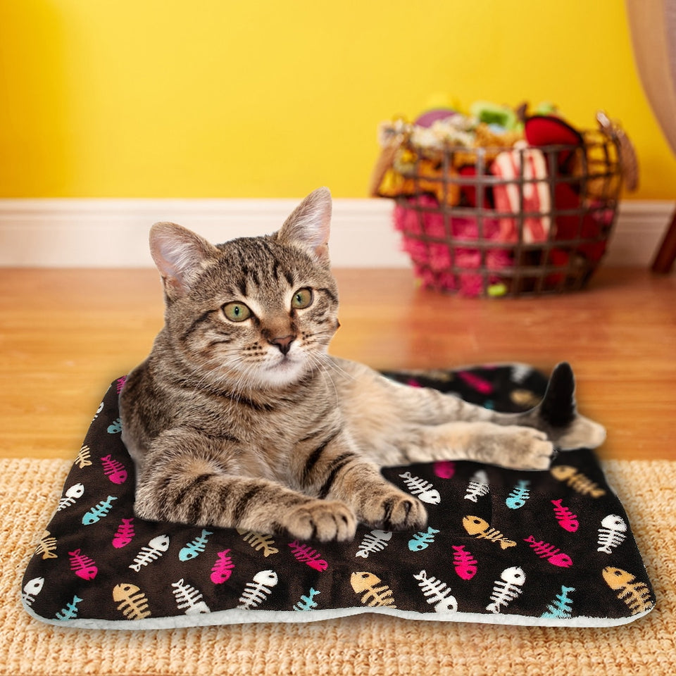 Winter Dog Bed Mat Cushion Blanket