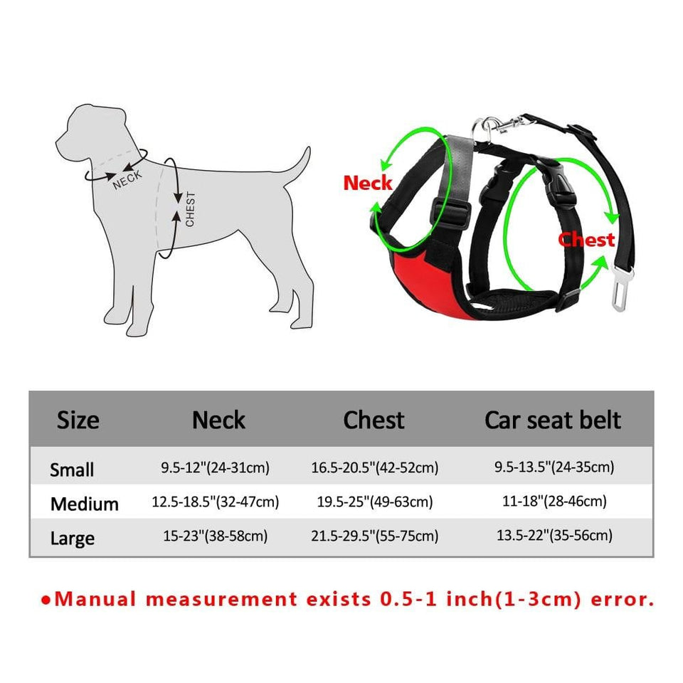 Dogs Safety Nylon Car Seat Belt