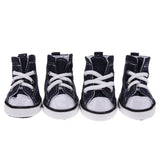 Anti-slip Waterproof 4pcs Denim Pet Dog Shoes
