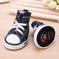 Anti-slip Waterproof 4pcs Denim Pet Dog Shoes