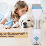 Head Vacuum Electric Lice comb for your dog