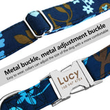 Adjustable Nameplate ID Collars For Medium Large Dogs