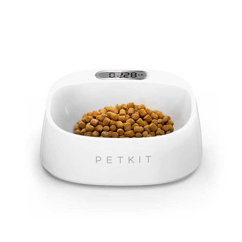 Dog food digital feeding bowl