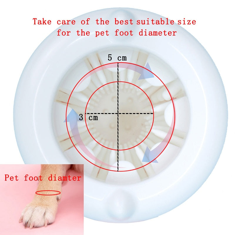 cleansing tool for you dog paw