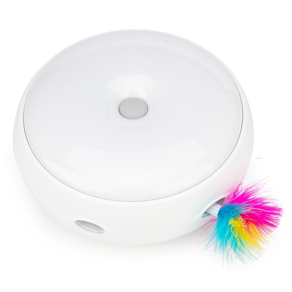 Mouse Donut Automatic Turntable puppy and cat Toy