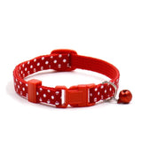 1Pc Adjustable Dot Printed Little Dog Collars